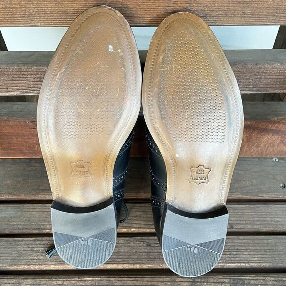 Hector Russell Kiltmaker Oxford Open Lace Leather Shoes Men's Size 11 - Picture 10 of 12